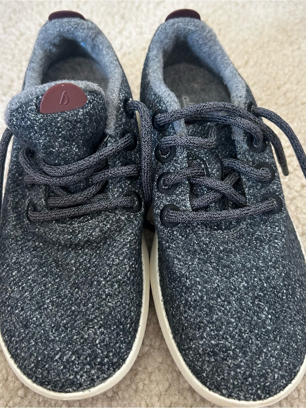 Allbirds Women’s Wool Runners Merino Wool Charcoal Gray 7